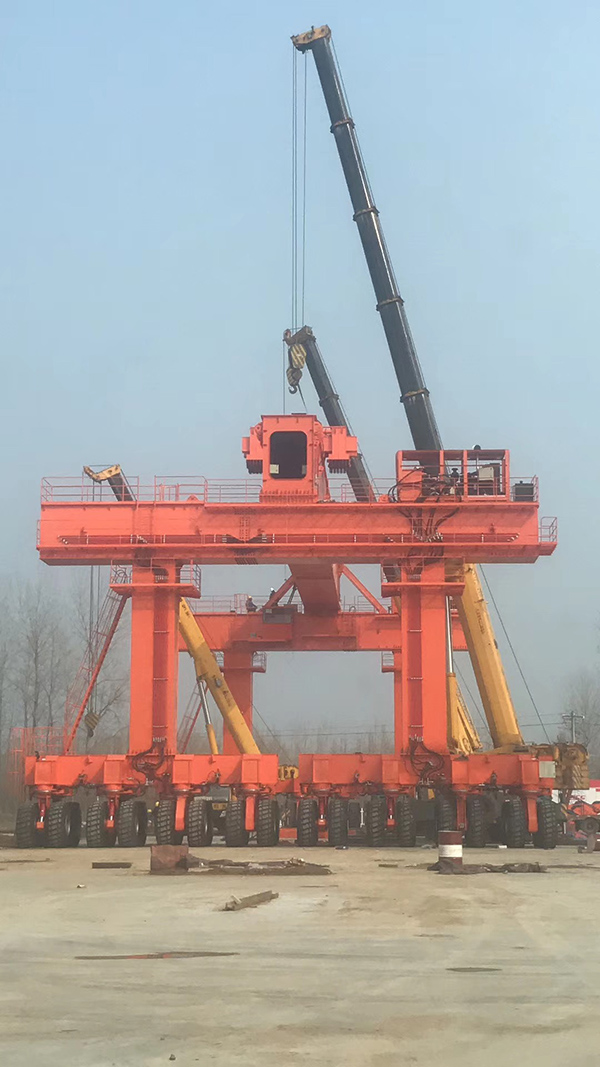 工程案例-中铁二十四局连徐铁路新沂制梁厂900T提梁机安装