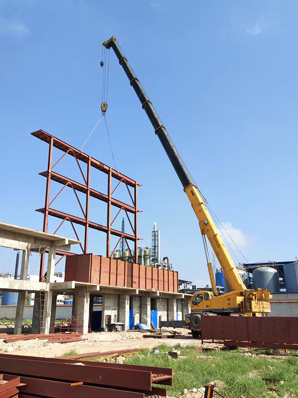 工程案列-化工厂支架安装
